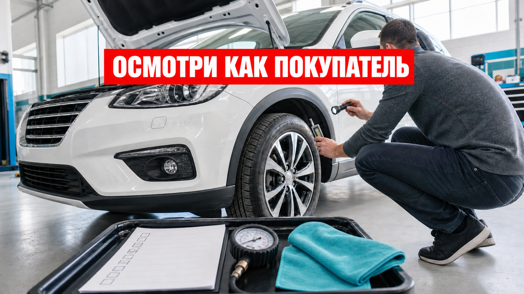 Чек-лист осмотра автомобиля перед продажей: что увидит покупатель