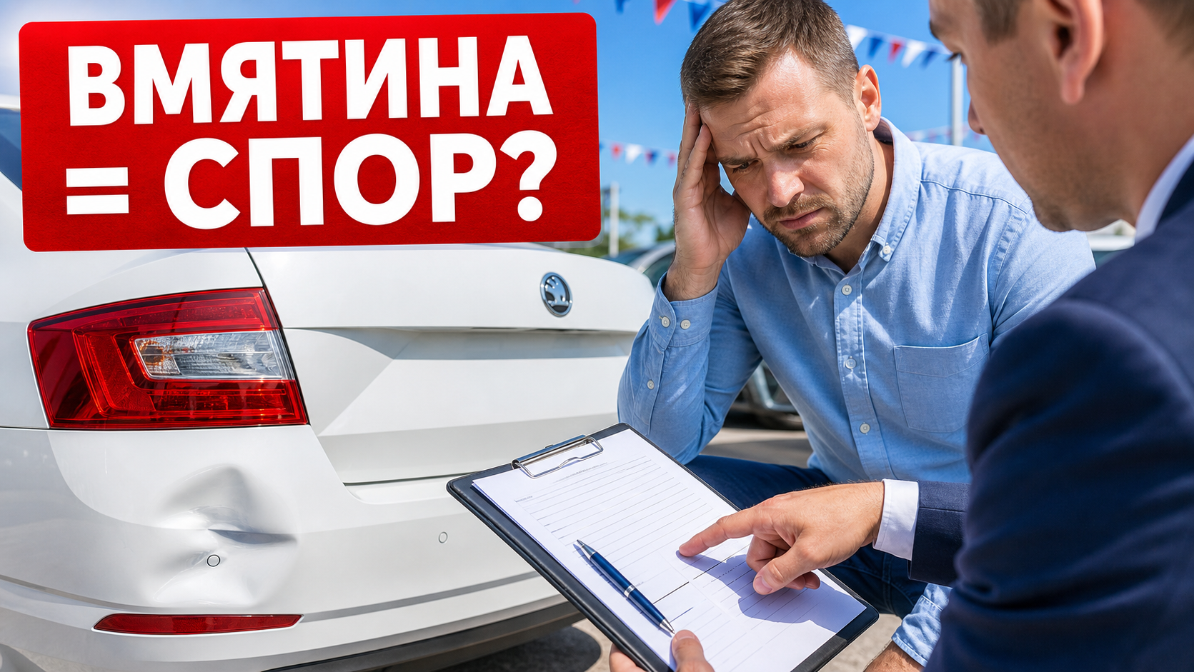 "Повреждения автомобиля в ДКП и акте: что вписать до передачи"