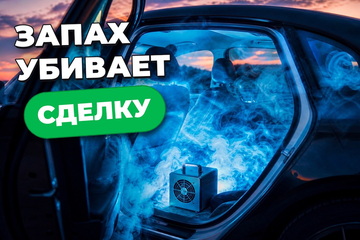 Как убрать запах в салоне автомобиля перед продажей