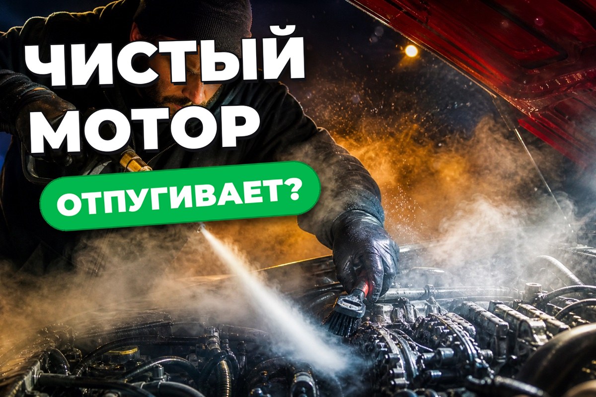 Мойка двигателя перед продажей: когда она нужна и как не навредить