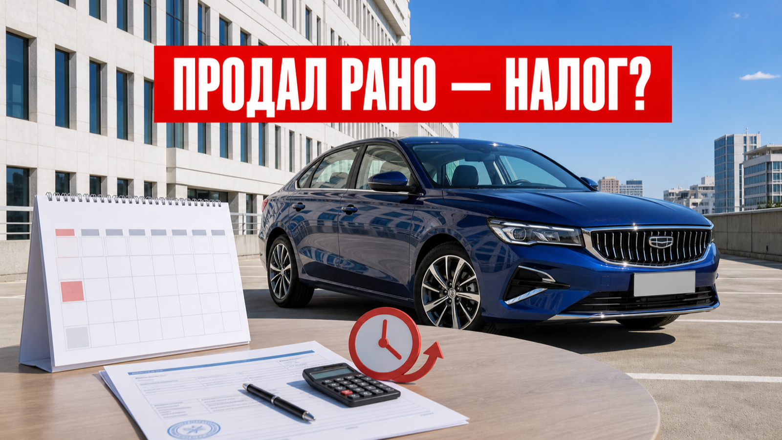 Продажа автомобиля раньше трёх лет: когда возникает НДФЛ