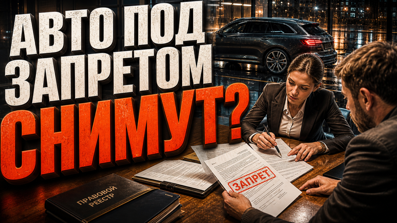 Как снять запрет на регистрационные действия перед продажей автомобиля