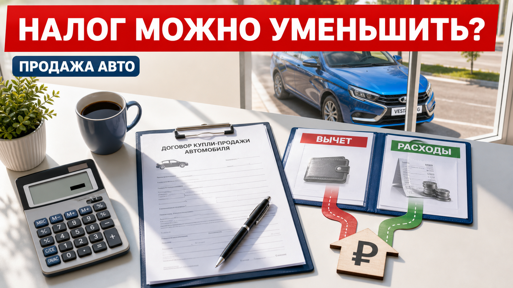 Налоговый вычет при продаже автомобиля: когда можно уменьшить НДФЛ